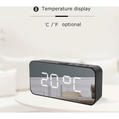 Creative Display Time Temperature Date Alarm Clock for Office School Gift for Family Friends or Partners for Birthdays