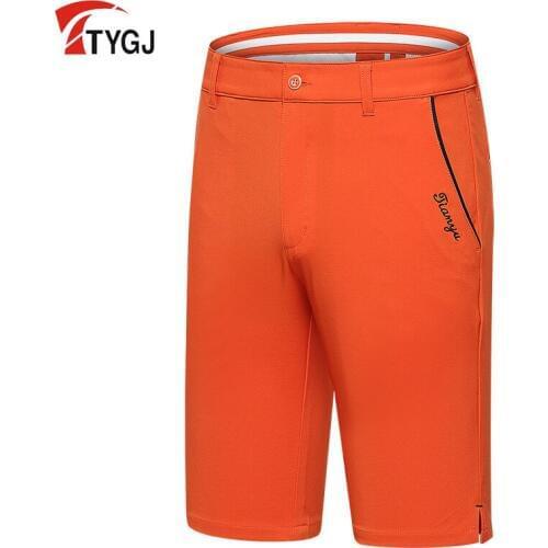 Summer Mens Golf High Elasitc Shorts Summer Breathale Tennis Short Pants Male Anti-sweat Golf Apparel XXS-XXL D0809