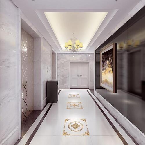 Retro Tile Stickers For Kitchen Bathroom PVC Self Adhesive Wall Stickers Living Room DIY Decor Wallpaper 60X60/80x80cm