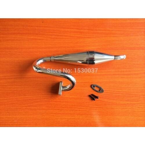 Tuned Pipe Fit 1/5 HSP ROFUN ROVAN Redcat Rempage FG Big Monster RC Model Truck Rc Car Toys PARTS