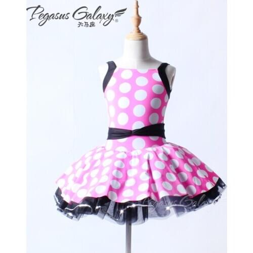New Arrival Girls Ballet Tutu Dress Polka Dot Dancing Skirt Ballet Dance Skirt Stage Performance Dress Lady Dancing Suit B-6337