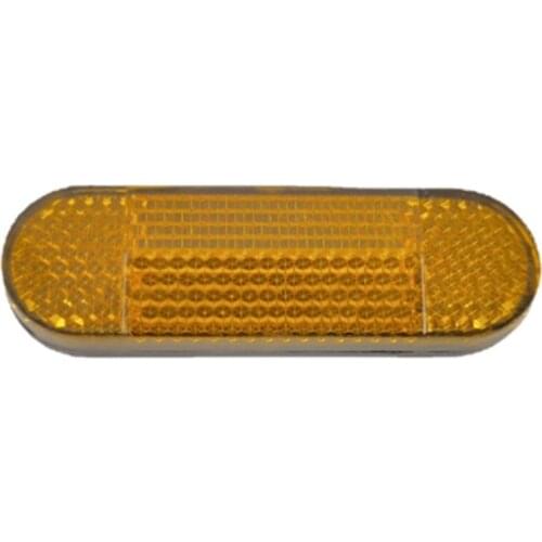 Front Reflector for Bicycle Electric Scooter Night Warning Reflector Prismatic Multi-Angle Warning Board