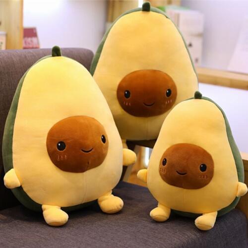 Plush Avocado Stuffed Plush Food Fruit Toy Pillow Fruta Peluche Aguacate Baby Bed Room Wall Stuff Decoration for Baby Present