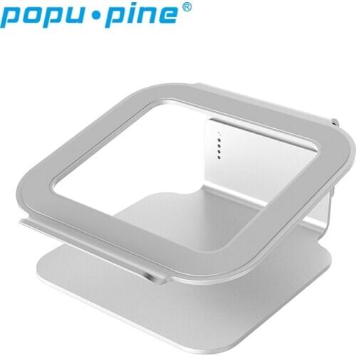 Popupine Rotatable 360 Degree Aluminum Laptop Cooling Rack Laptop Stand For 11 inch 15.6 inch Laptop Macbook Air Pro