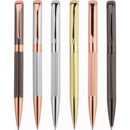 Luxury quality Metallic color Business office School office stationery Ballpoint Pen New gold pen Financial ball point pens