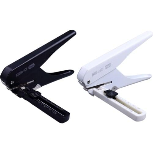 Handheld Hole Punch Aperture Diameter 0.24'' with Detachable Positioning Ruler