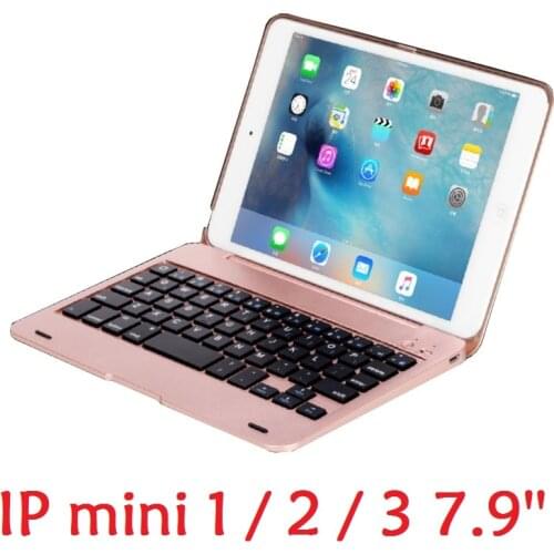 7.9'' Slim ABS Keyboard Coque for iPad mini 2 mini 3 Case with Keyboard Wireless Funda for iPad mini 123 7.9 Keyboard Cover