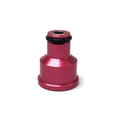 Fuel injector 2200cc 210lb Adapter Hats w/ Filters Short NGI-2 -> 11mm EV14 48mm