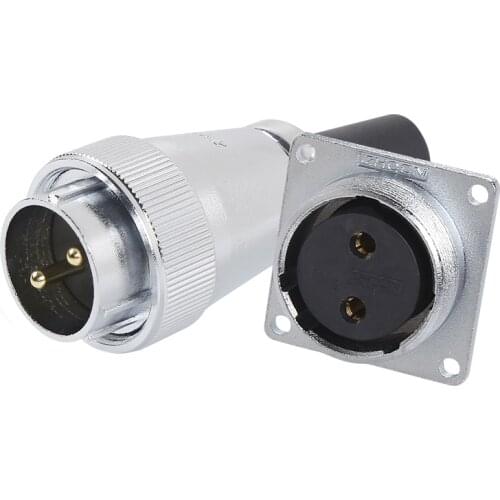 ZHQCN WS28 TQ+Z M28 2 3 4 7 10 12 16 17 20 24 26 Pin Panel Mount Automotive Connector Screw Thread Locking 5-50A Power High Volt