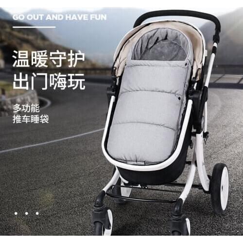 Winter Baby Stroller Sleeping Bags WarmNewborn Infant Windproof Baby Cocoon Stroller Sleepsacks Pram Sleeping Bag BB50