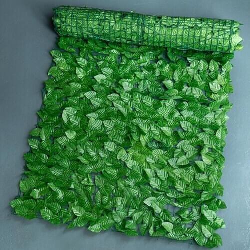 0.5*3M/0.5*1M Artificial Leaf Screening Roll Protected Privacy Hedging Wall Landscaping Indoor Out Garden Fence Balcony Screen