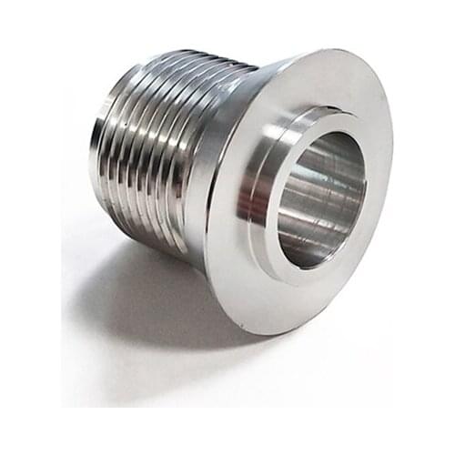 -8AN AN8 Silver Male Aluminium Weld On Fitting Round Base