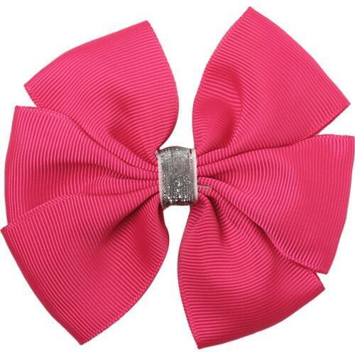 1PC High Quality Ribbon Crystal 4inch Women Hair Bows With Alligator Clip Hairpins For Kids Girls Hair Accessories