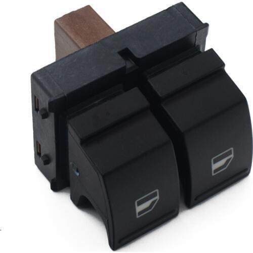 100% New # 1Z0959858 1Z0 959 858 For SKODA FABIA 2 YETI ROOMSTER SKODA Octavia 2004 2005 - 2018 Power Window Switch Green Light