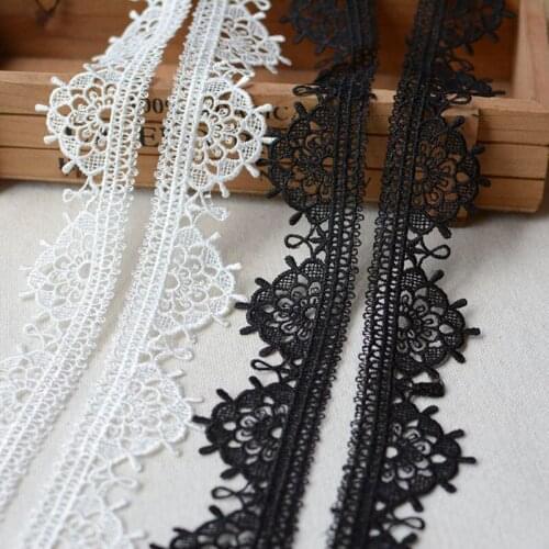 14Yards/lot Wide 3.5cm water soluble lace DIY household clothing art dress skirt curtain tablecloth sofa decoration accessories