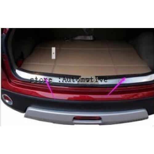 Stainless steel inner Rear Bumper Protector Sill Trunk Tread Plate Trim 2PCS Fit For NISSAN QASHQAI J11 2013 2014 2015