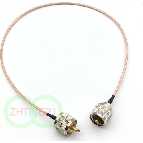 200pcs RG316 PL259 UHF Male to PL259 UHF Male Pigtail Jumper RF New
