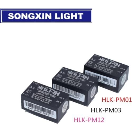 5pcs HLK-PM01 AC-DC 220V to 5V Step-Down Power Supply Module Intelligent Household Switch Power Supply Module