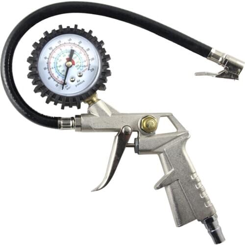 Auto Truck Motorcycle Tyre Tire Air Inflator Dial Pressure Meter Gauge Compressor Tool Car Dial Meter Vehicle Tester Accessories