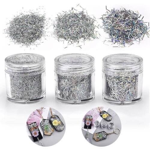 Sequins Laser Paper Resin Filler DIY Nail Art Decoration Epoxy Resin Mold Filling Glitter Laser Strip Jewelry Making Filler