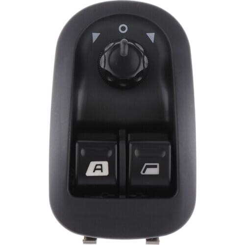 Electric Power Window Lifter Down Up, Mirror Master Console Switch Compatible with Peugeot 206 SW 2002-2016 - 6554.WA 6554WA
