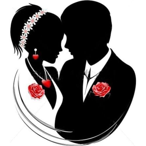 Married Couples Shape Metal Cutting Die DIY for Scrapbooking Decoration Crafts