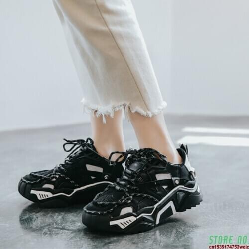 High quality Sneakers Women Outdoor Running shoes Walking shoe Cushioning platform Breathable filas shoe zapatos de mujer ZD-212