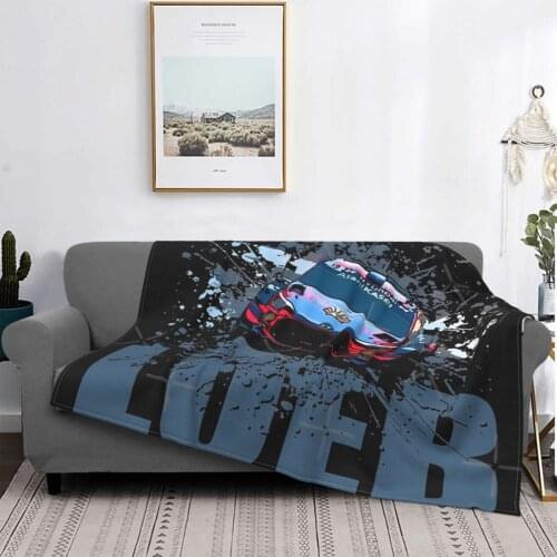 Sebastian Loeb - Hyundai Throw Blanket Plaid On The Order Decorative Blankets Footboard Bed Bed Cover Blanket 150