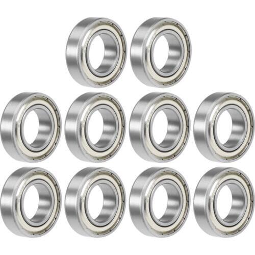 6902ZZ 6902RS Deep Groove Ball Bearing 15x28x7mm Double Shielded Bearing Steel Bearings 10-Pack