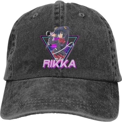Adjustable Solid Color Baseball Cap Rikka Takanashi Aesthetic Washed Cotton Chuunibyou Demo Koi ga Shitai Anime Sports Woman Hat
