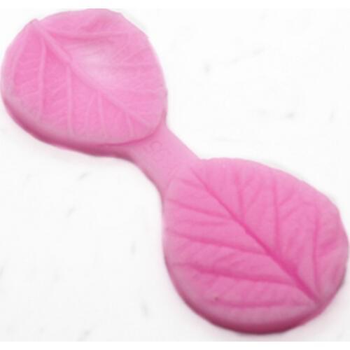 Leaf silicone gel molds cake decorated with food grade silicone