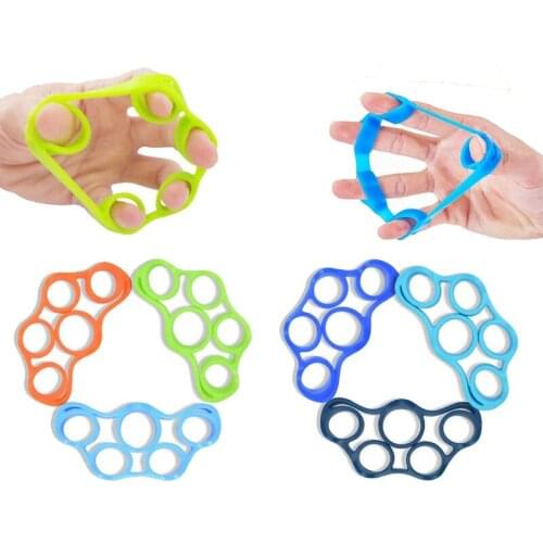 Silicone Finger Expander Hand Gripper Resistance Band Wrist Strength Trainer Finger Tensioner Hand strengthener Training Device