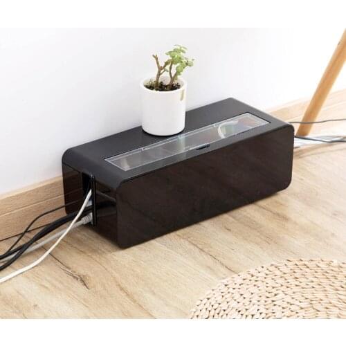 Visible Wire Storage Plastic Box For Power Cable Cooling Cable With Road Safety Electric Wire Power False Socket Storage Box