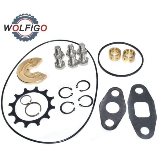 WOLFIGO T3 T4 T04B T04E Turbocharger Repair Kits 360 Degree Thrust Bearing Upgrade Rebuild Kits Supplier AAA Turbo Parts