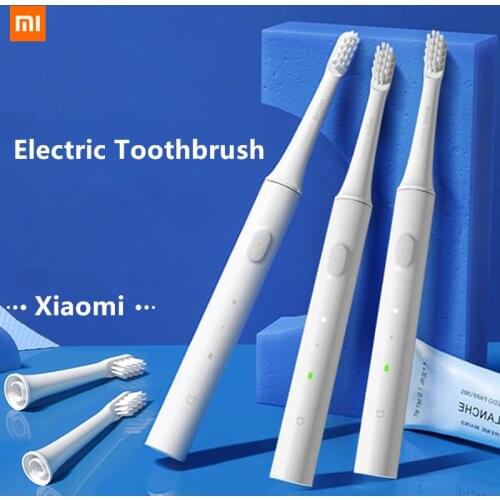 Xiaomi Mijia T100 Mi Smart Electric Toothbrush 46g 2 Speed Xiaomi Sonic Toothbrush Whitening Oral Care Zone Reminder