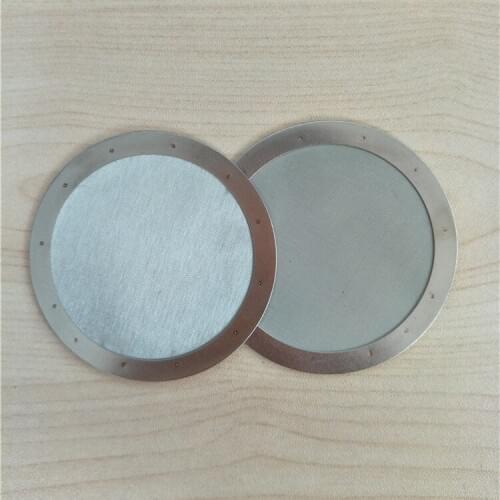 100pcs Solid Stainless Steel Reusable Washable Mesh Coffee Screen Filter for Aeropress Coffee Maker
