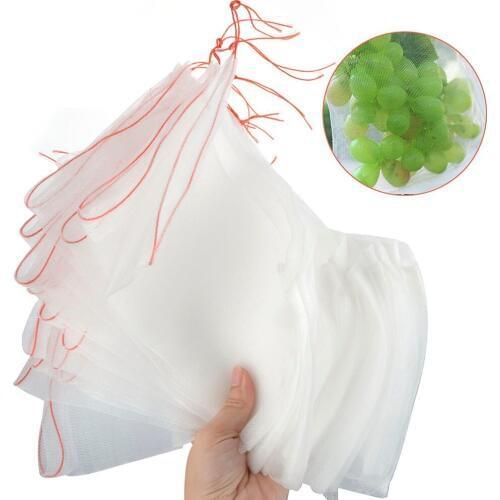 100pcs Garden Plant Protect Bags Seed Carrier Bag Fruit Mosquito Bug Insect Barrier Bird Net Bird Control Garden Supplies