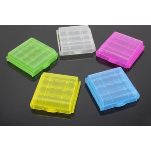 1000pcs Waterproof Plastic Battery Case For 10440 14500 AA AAA Battery Holder Storage Box Cover Container Case Organizer SN1065