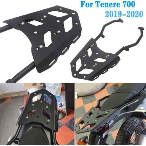 2020 2019 For Yamaha Tenere 700 NEW Motorcycle Accessories Top Case Rear Rack Carrier Rear Grab Handle
