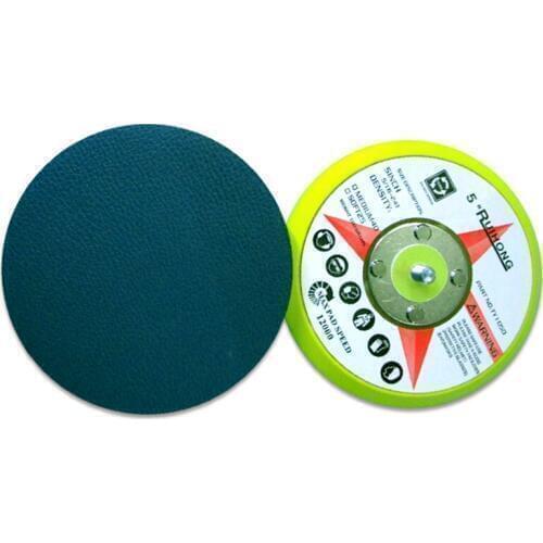 5 Inch 125mm Sticky Vinyl Sanding Pad Backing Plate 5/16"-24 thread for PSA Adhesive Discs(5PCS)