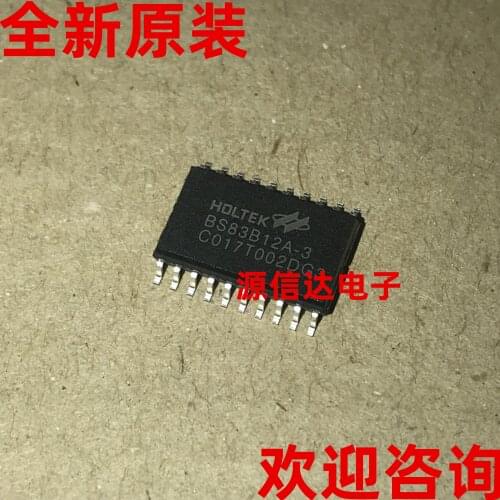 5PCS New imported BS83B12A-3 SOP-20 12-key capacitive touch key chip real picture shooting