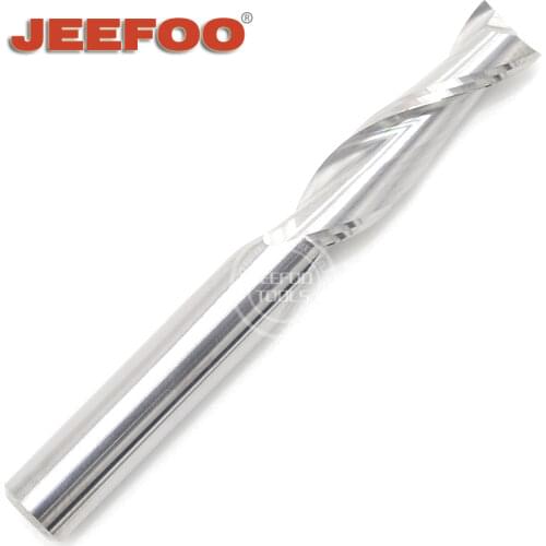 6*22mm Two Flute CNC Router Bits/ Cutting Tool Bit/ Solid Carbide Spiral End Mil/For Engraver