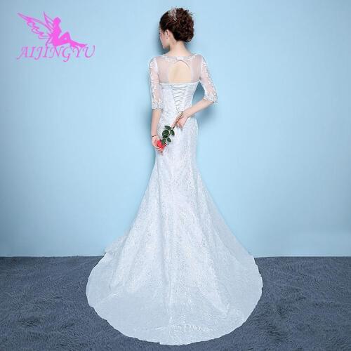 AIJINGYU plus size bridal dresses 2021 guest wedding dress WK864