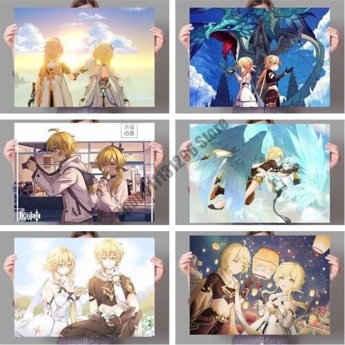 Anime Genshin Impact 5D Diamond Painting Diamond Embroidery Full Square/Round Cross Stitch Kits Mosaic Room Decoration Gift