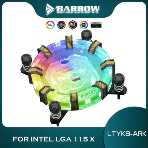 Energy series INTEL aurora CPU water cool head limited edition Barrow LTYKB-ARK for Intel socket LGA115x (1150 1151 1155 1156)