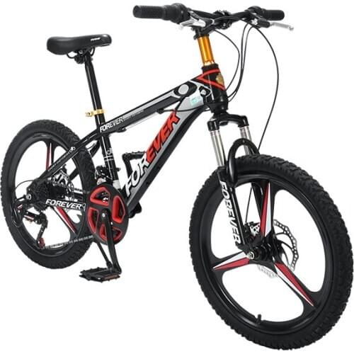 Double Disc Brake For 24 Speed 20 Inch Variable Speed High Carbon Steel Frame Of Mountain Bicycle For Children And Adolescents