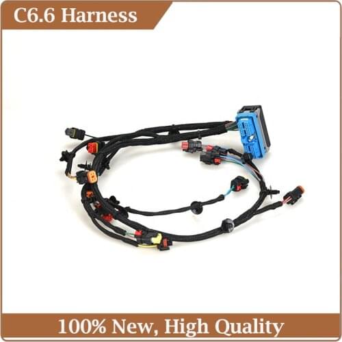 E323D 323D Excavator Wire Harness C6.6 Perkins Engine Wiring Harness 260 5542 260-5542 2605542 For Excavator Parts