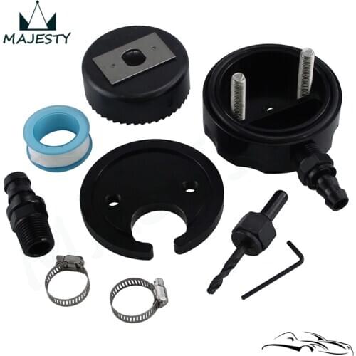 Diesel Fuel Tank Pick-up / Sump Kit w/ Holesaw For Cummins Powerstroke Duramax