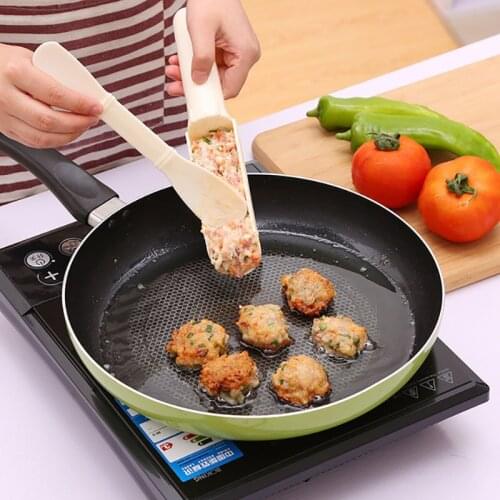 2pc Non-Stick Meatballs Spoon Plastic Metalball Maker Meat Tools DIY Meat Balls Mold For Kitchen Cooking Gadgets