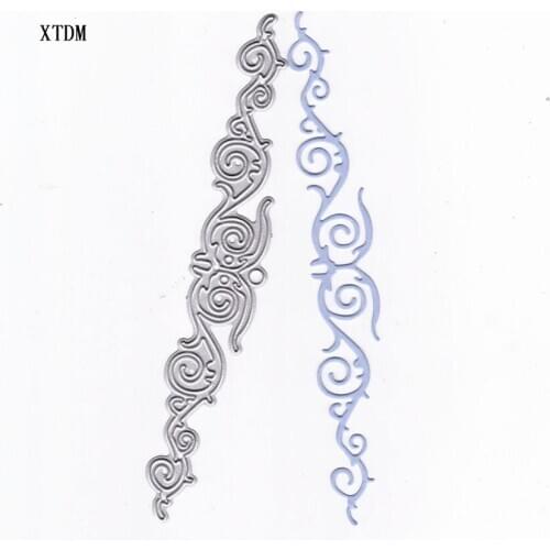 Metal Decorative strip flower paper die cutting dies for Scrapbooking/DIY Easter wedding Halloween Easter card